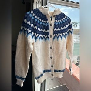 dale of norway wool cardigan sweaters size 40